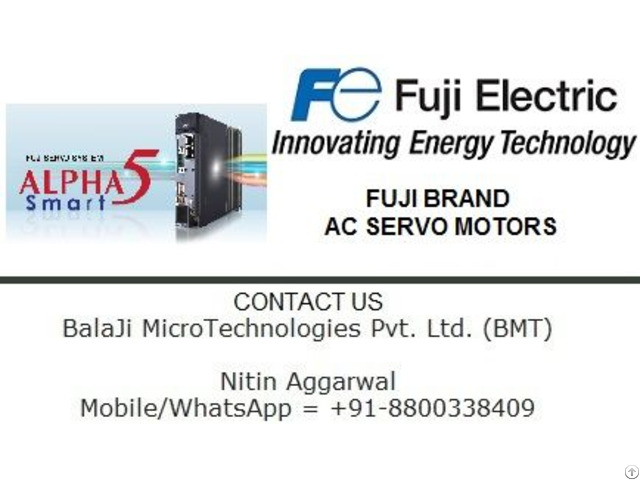 Fuji Ac Servo Motor For Industrial Automation