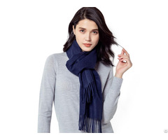 Cashmere Scarf Women Blue Color