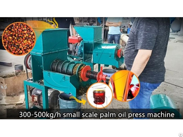 High Efficiency With Small Scale Palm Oil Press Plant