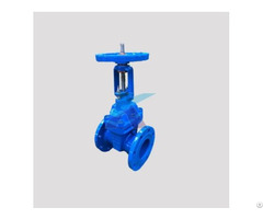 Ductile Iron Flanged Flexible Seat Rising Stem Gate Valve Pn16 Pn10