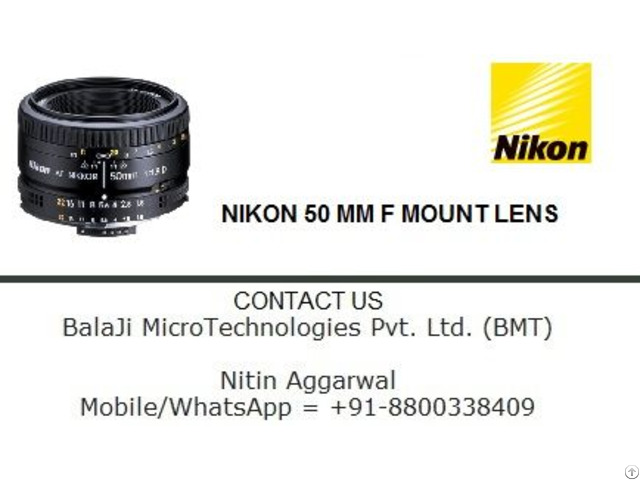 Nikon 50 Mm F Mount Lens Industrial Automation