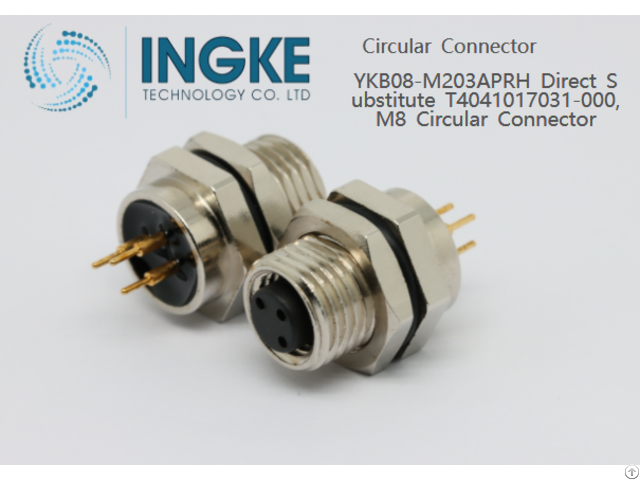 Ykb08 M203aprh Direct Substitute T4041017031 000 M8 Circular Connector
