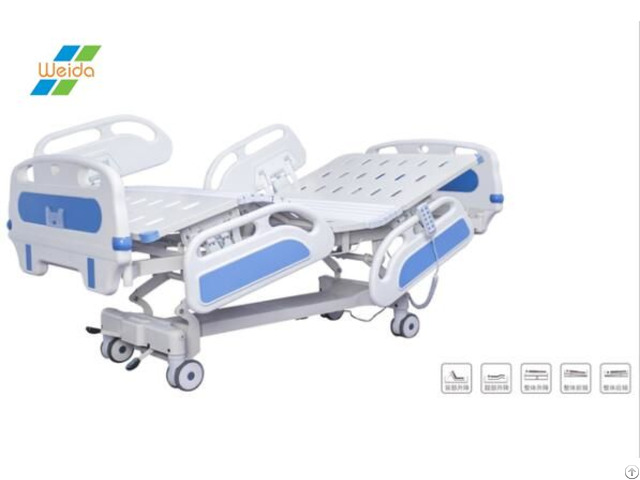 Five Function Electric Adjustable Nursing Medical Icu Patient Hospital Bed