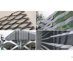 Decorative Expanded Metal Mesh For Architectural Cladding