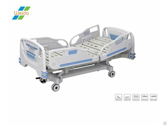 Multi Functional Electric Adjustable Medical Furniture Patient Hospital Bed With Touchscreen