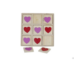 Wooden Love Nine Square Grid