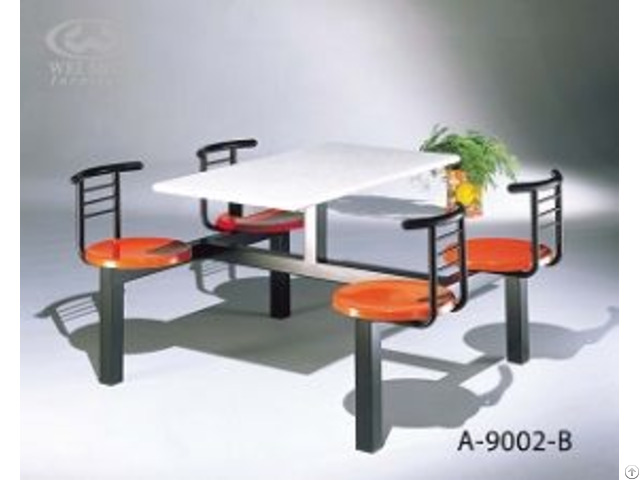 Fast Food Table Chair Cafeteria A9002b