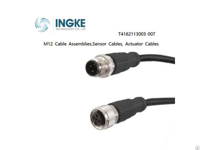 Ingke T4162113003 0077 M12 Cable Assemblies Sensor Actuator Cables