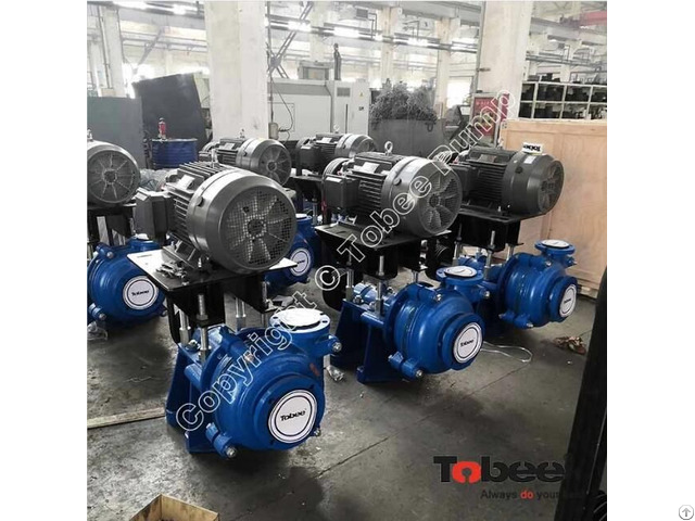 Tobee® 4x3d Ah Slurry Pump With Rubber Liners