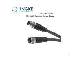 Ingke Taa755a1611 040 M12 Cable Assemblies Actuator Cables Male To Female
