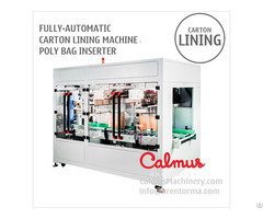 Carton Lining Machine Liner Placer Poly Bag Inserter