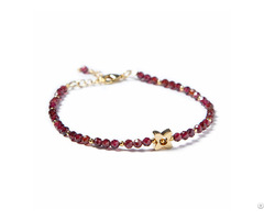 Garnet Bracelet Natural Stone