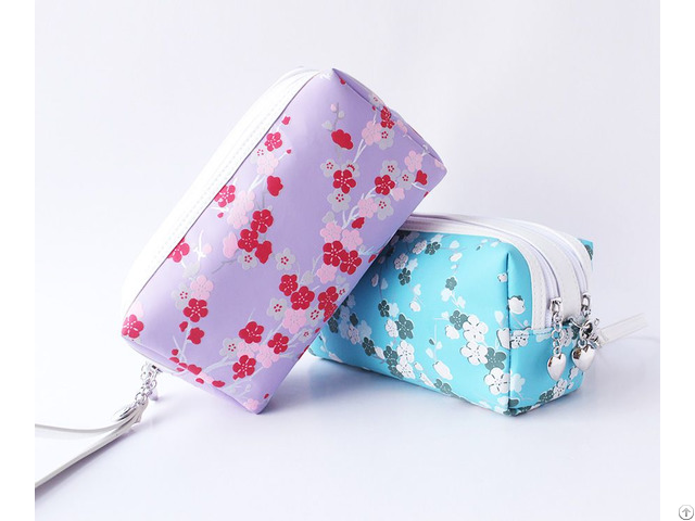 Upmarket Double Layer Rectangle Cosmetic Bag