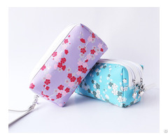 Upmarket Double Layer Rectangle Cosmetic Bag