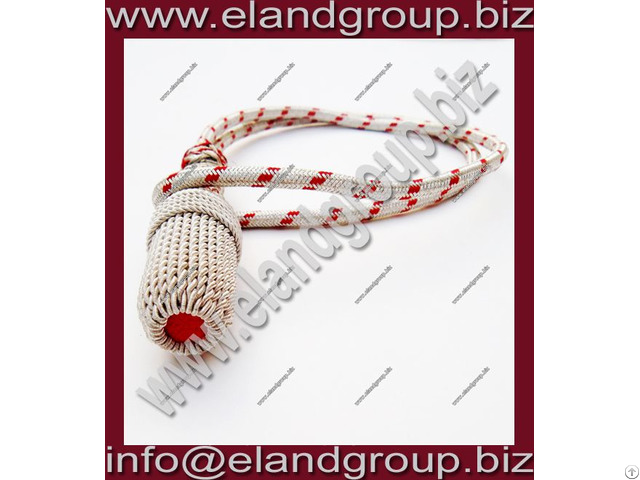 Silver And Red Sword Knot