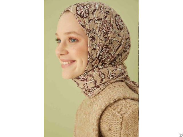 Patterned Crepe Shawl Series 1