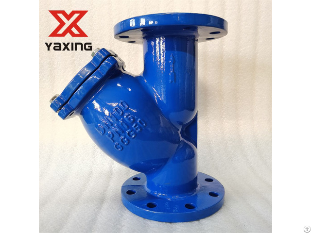 Din3202 F1 Double Flange Ductile Iron Y Strainer For Water