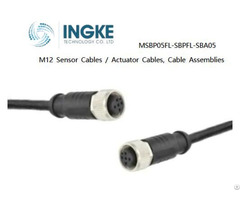 Ingke Msbp05fl Sbpfl Sba05 M12 Sensor Actuator Cables Cable Assemblies