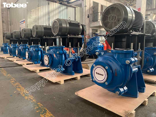 Tobee® 10 Sets 4 3d Ahr Rubber Lining Slurry Pumps With Motors