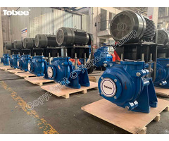 Tobee® 10 Sets 4 3d Ahr Rubber Lining Slurry Pumps With Motors