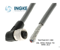 Taa754a1611 080 Ingke Cbl 5pos Fmale To Wire 26 2