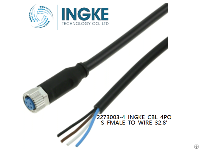Ingke 2273003 4 Cbl 4pos Fmale To Wire 32 8