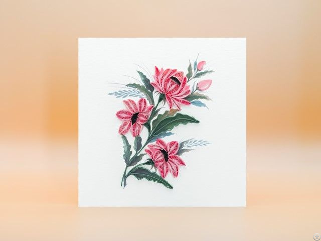 Flower Quilling Card 001
