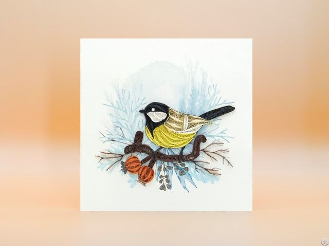 Bird Quilling Card 003