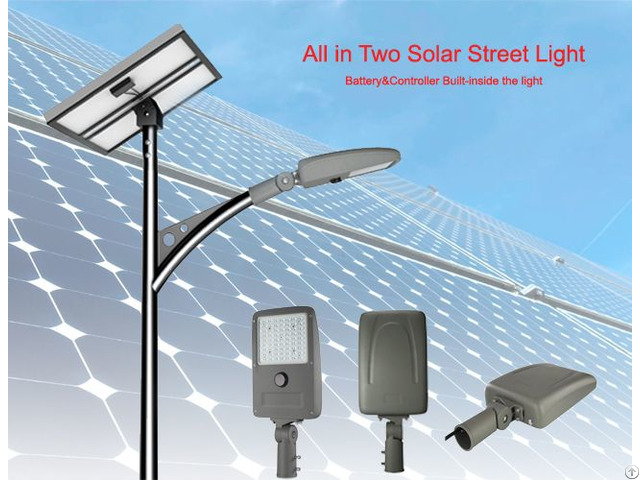 15w 1800lm Solar Street Light With Internal Batttery And Controller