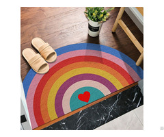 Door Mat With Rainbow Printing