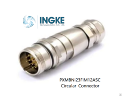 Pxmbni23fim12asc Ingke Circular Metric Connectors M23 Series M In Line