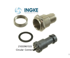 Ingke 21033961533 Conn Rcpt Male 4pos Gold Solder