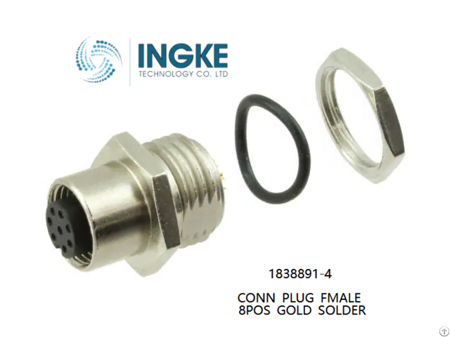 Ingke 1838891 4 Conn Rcpt Fmale 8pos Soldera Cup