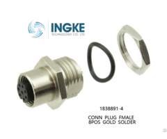 Ingke 1838891 4 Conn Rcpt Fmale 8pos Soldera Cup