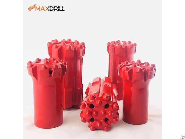 Maxdrill T51 Thread Button Bits 89mm 152mm For Bench And Long Hole Drilling