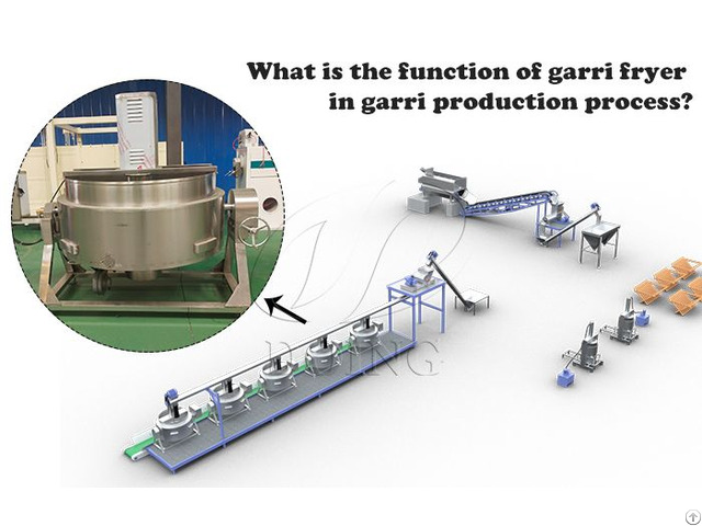 Stainless Steel Garri Frying Machine Cassava Processing Line For Sale