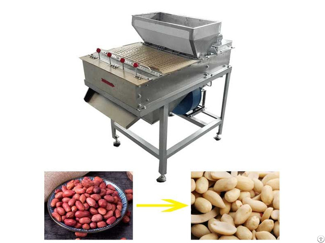 Groundnut Frying And Peeling Machine