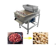 Groundnut Frying And Peeling Machine