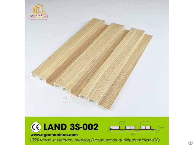 Pvc Land 3s Plastic Wall Ceiling Cladding Panel Spc Wood Grain