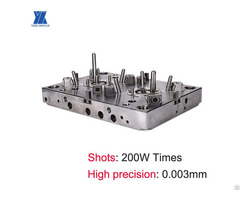 Contamination High Precision Plastic Injection Mold For Pbt Gf30 Molding