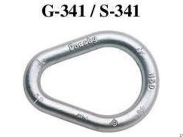 Crosby S 341 Alloy And Carbon Pear Shaped Links