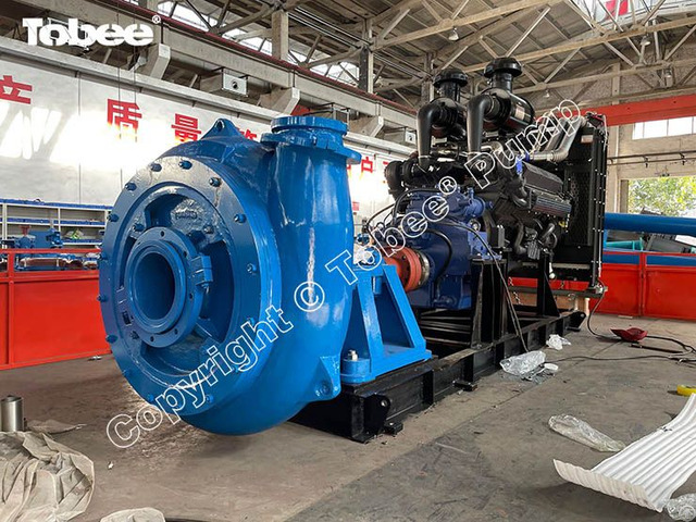 Tobee® 10 8 High Head Diesel Engine Dredge Pumps With Gearbox