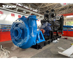 Tobee® 10 8 High Head Diesel Engine Dredge Pumps With Gearbox