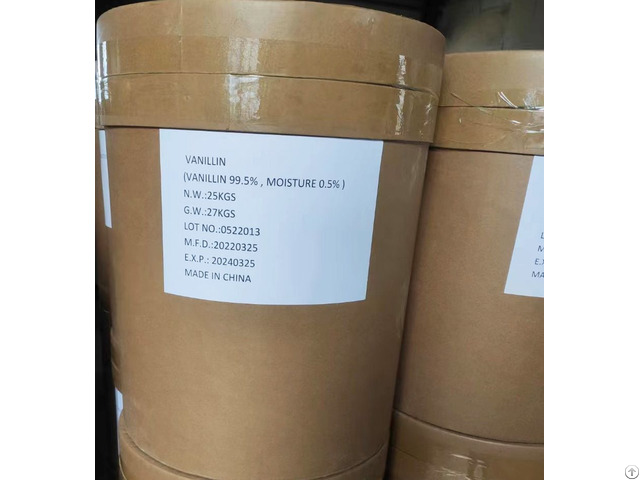 Vanillin For Flavor Enhancer Spices Fragrance