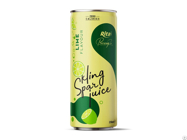 Fresh Natural Sparkling Lime Juice Own Brand