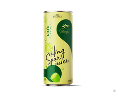 Fresh Natural Sparkling Lime Juice Own Brand