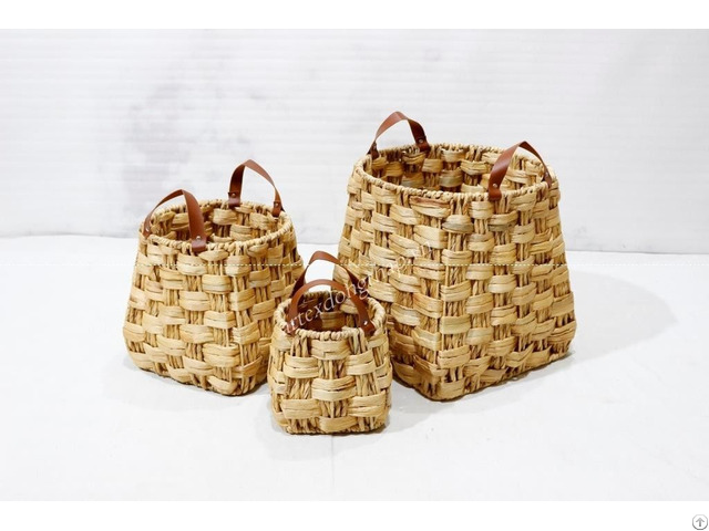 Hot Item Water Hyacinth Basket Sd10805a 3na