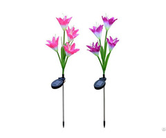 Solar Lily Flower Stick Light G091s