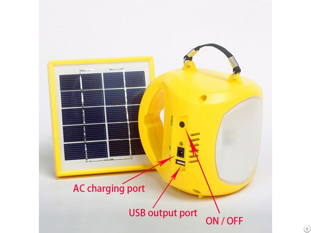 Solar Camping Lamp With Mobile Charger C1086f