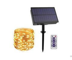 Multi Function Solar String Light With 8 Lighting Modes S262b